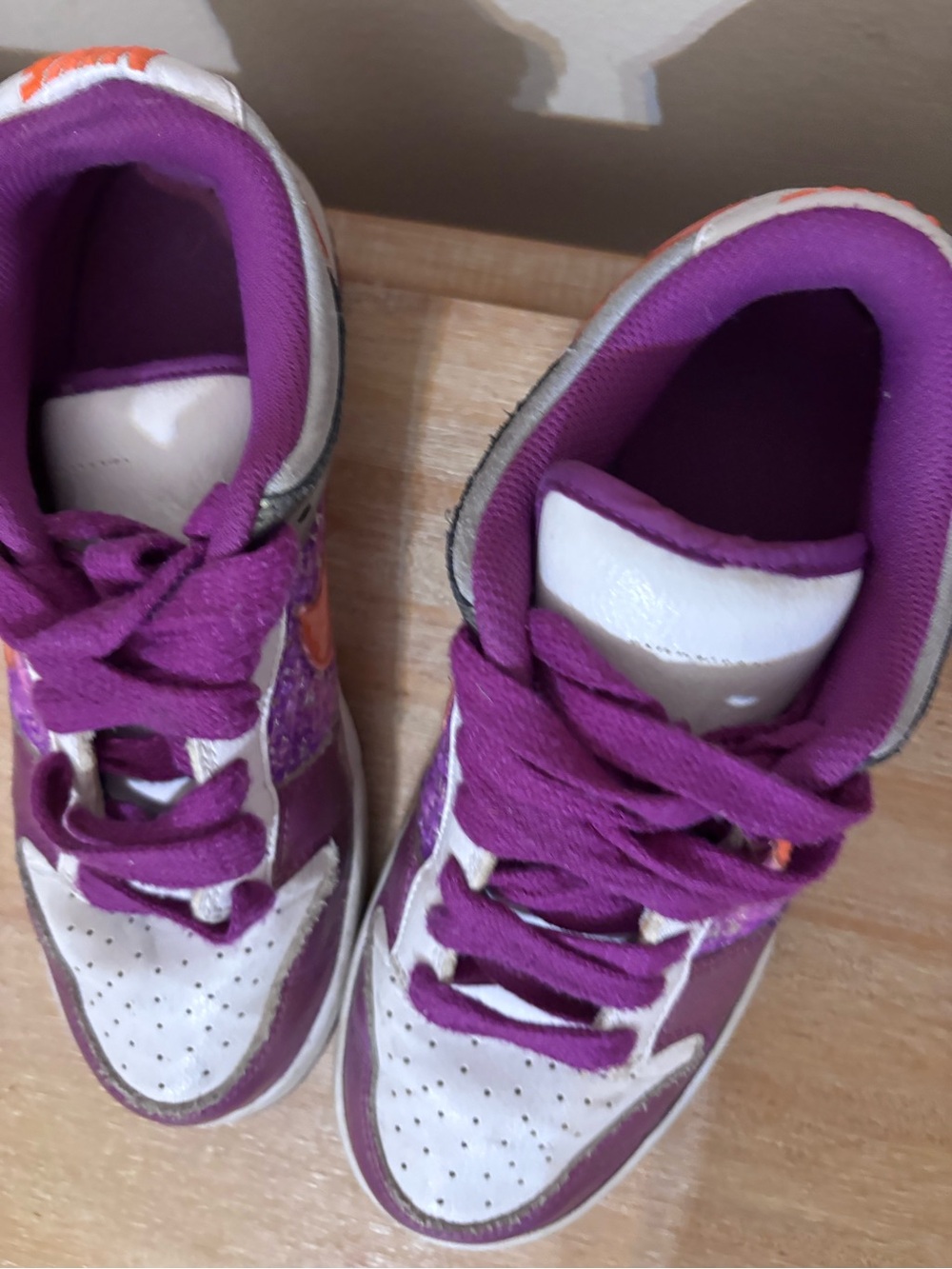 2011 Nike Dunk Low 6.0 court purple and silver - Picture 3 of 5